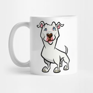 White Pit Bull Mug